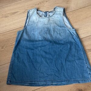 Ag Adriano Goldschmied Light Blue Denim Top